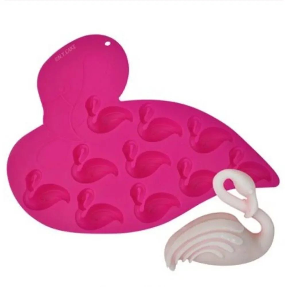 Flamingo Shape Silicone Mold- 9 Cavity